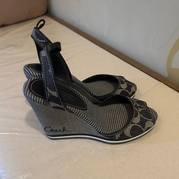Coach Wedge Heels - Picture 1 of 5